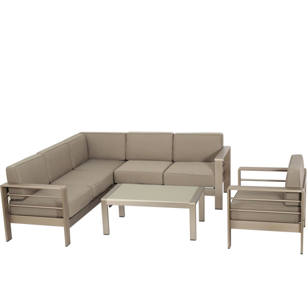 Modern Green Light Wood Outdoor Furniture Sets AllModern